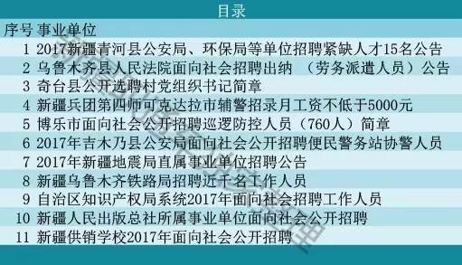 新疆阜康最新招聘信息汇总